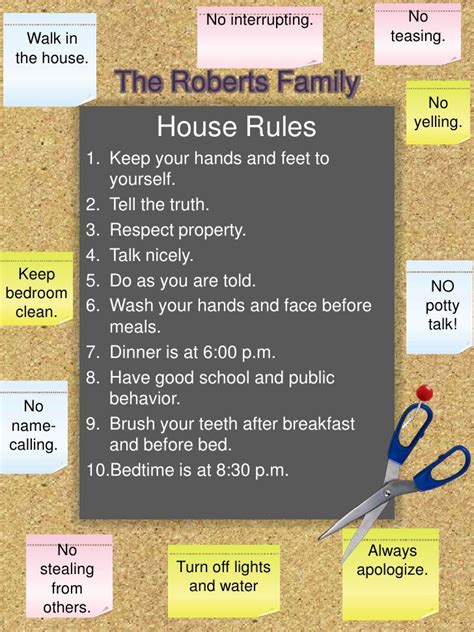 Mommy's House Rules .